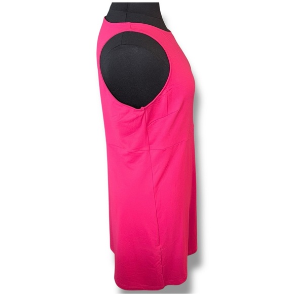 NWT EDDIE BAUER Aster Sleeveless Empire Waist Dress - Magenta XL - Picture 4 of 15